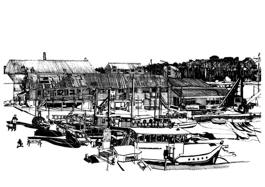A View From The Railway Bridge Woodbridge
