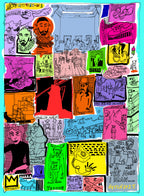 Jimmy Hutch Limited Edition Giclee Print. Based on Elvis Presley's song Nothing but a hound dog. Artwork for sale.