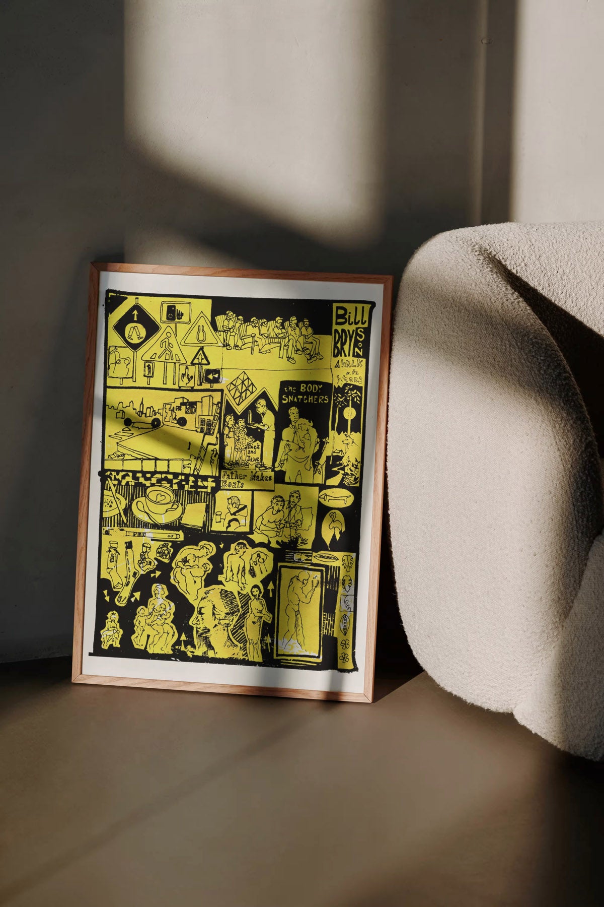 Dad Makes Boats, limited edition giclée print by Jimmy Hutch