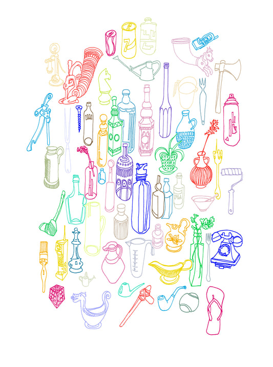 Unbottled Series A (Coloured lines)