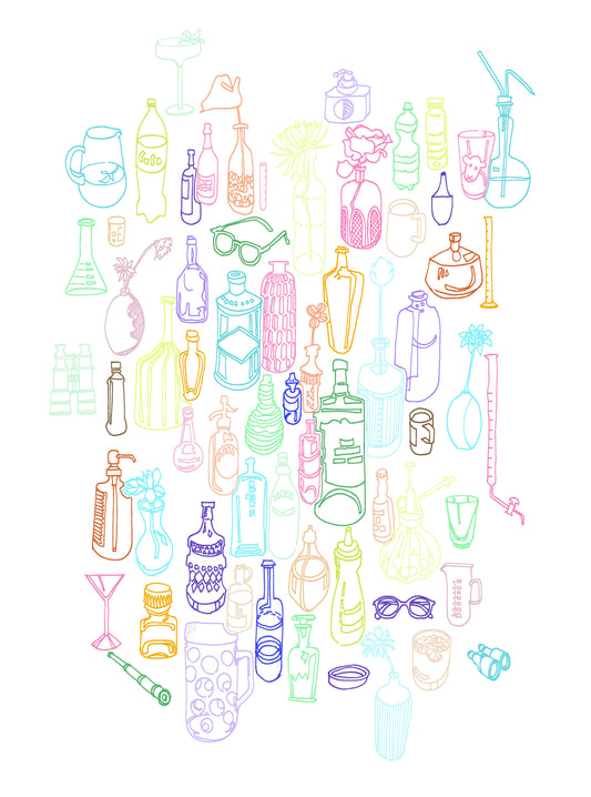 Unbottled Series B (Coloured lines)