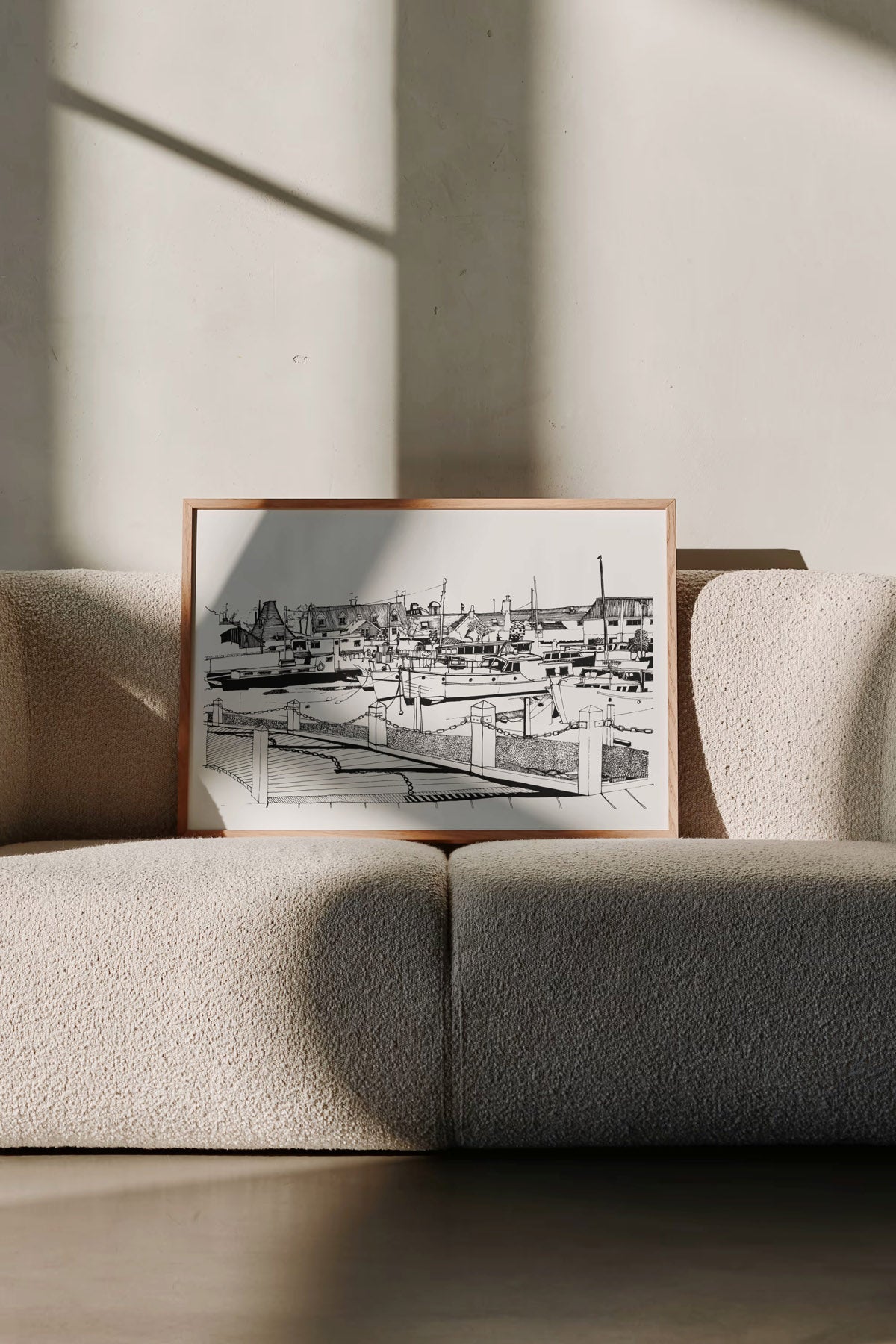Woodbridge Harbour In May, limited edition giclée print by Jimmy Hutch